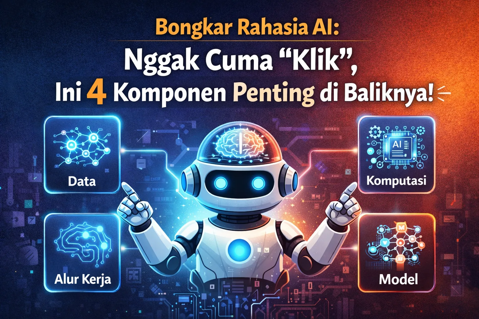 Bongkar Rahasia AI: Nggak Cuma "Klik", Ini 4 Komponen Penting di Baliknya!